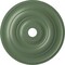Ekena Millwork Jefferson Ceiling Medallion (Fits Canopies up to 5"), 26 1/2"OD x 3 5/8"ID x 1 1/2"P, Athenian Green CM26JEAGF - alternate 1